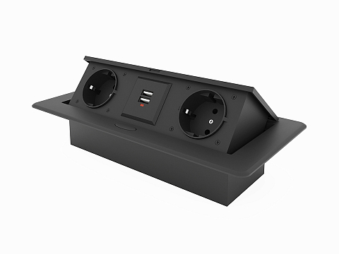 Блок розеток с USB для туалетного стола Comfy - Дополнительная опция для туалетного стола Comfy