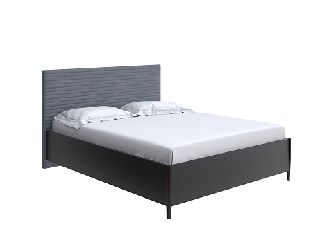 Мягкая кровать Rona - Классическая кровать с геометрической стежкой изголовья