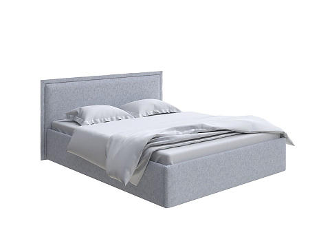 Двуспальная кровать Aura Next - Кровать в лаконичном дизайне в обивке из мебельной ткани