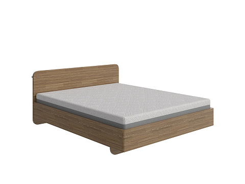 Кровать Кинг Сайз Minima - Кровать из массива с округленным изголовьем. 
