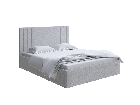 Двуспальная кровать Liberty с подъемным механизмом - Аккуратная мягкая кровать с бельевым ящиком