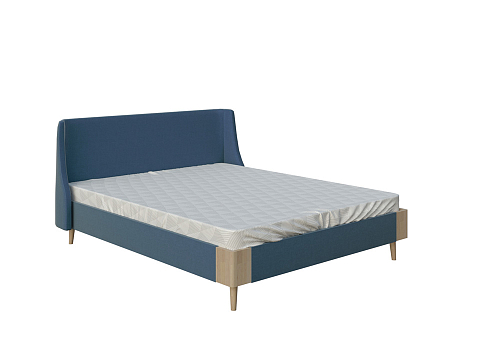 Односпальная кровать Lagom Side Soft - Оригинальная кровать в обивке из мебельной ткани.