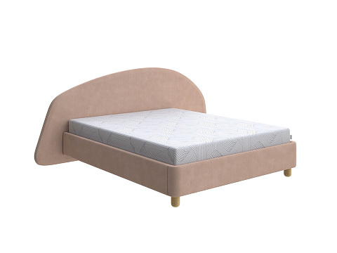 Кровать с мягким изголовьем Sten Bro Right - Мягкая кровать с округлым изголовьем на правую сторону