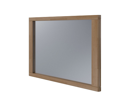 Зеркало навесное Droom - Навесное зеркало с рамкой из массива дерева в стиле экоминимализм