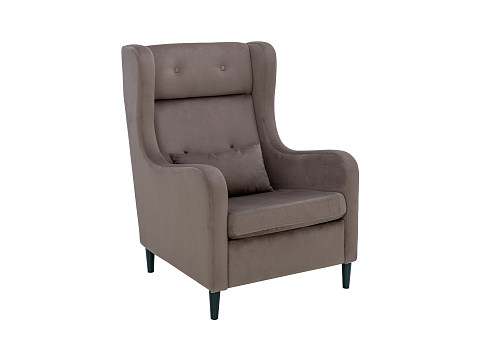 Кресло King Ergo - Мягкое кресло с высокой спинкой в обивке из мебельной ткани