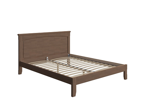 Двуспальная кровать с матрасом Marselle-тахта - Деревянная кровать со встроенным основанием