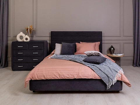 Кровать 90х200 Verona - Кровать в лаконичном дизайне в обивке из мебельной ткани или экокожи.
